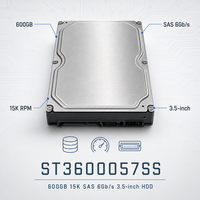 Disque dur serveur ST3600057SS 600 Go 15K SAS 3,5 pouces, disque dur d'entreprise, remplacement à chaud, montage en rack, centre de données