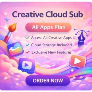 Nouveau 2026 – Abonnement mensuel officiel Adobe Creative Cloud Toutes les applications Enterprise 2026 – Activation pour appareils PS, AI, M12/Win - Product Image 1