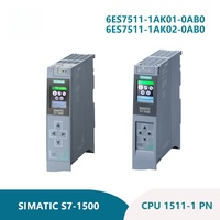 Controlador PLC S-IEMENS SIMATIC S7-1500 CPU 1511-1 PN 6ES7511-1AK02-0AB0 6ES7511-1AK01-0AB0, PLC Integrado para Programación
