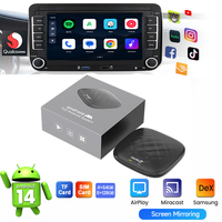 Carlinkit Tbox S1 6115 Android 14 6-en-1 8G 128Gb Mirrorlink Airplay GPS Module CarPlay sans fil intelligent pour voiture Boîtier vidéo IA
