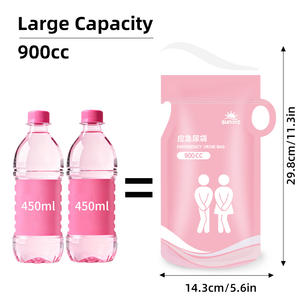 Best-seller Sac à urine d'urgence pour hommes et femmes Sac à urine portable pour voyage jetable Sac à urine - Product Image 3