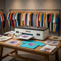 Impresora DTF L1800 A3 con Cabezales de Impresión Epson 1390, Tinta CMYKW, 5760x1440dpi, 4min/A4 para Impresión de Camisetas
