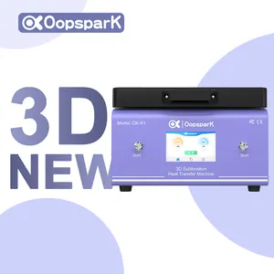 Oopspark casing ponsel 3D DIY mesin Transfer panas sublimasi casing ponsel Printer mesin cetak Transfer panas vakum 3D