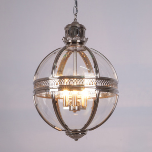 Plafonnier en métal, décoration de luxe <span class=keywords><strong>pour</strong></span> la maison, luminaire suspendu <span class=keywords><strong>pour</strong></span> cuisine, argent, hall d'hôtel, lustres modernes en verre - Product Image 3