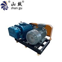 Souffleur d'aération électrique à haut débit en fonte, à faible bruit, haute pression, avec boîtier insonorisé compact pour eaux usées résidentielles