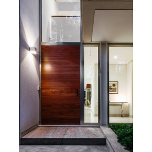 Portes d'<span class=keywords><strong>entrée</strong></span> en bois massif design moderne pour villas Surface finie Pivot principal Design extérieur - Product Image 2