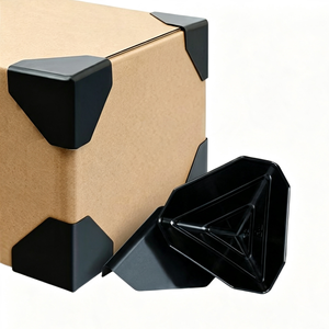 3-Sided Plastic <b>Corner</b> <b>Protector</b>, Carton Box Edge Guard, Shipping Packaging <b>Corner</b> <b>Protector</b> for Logistics Transportation - Product Image 1