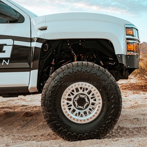 ล้อรถบรรทุกอะลูมิเนียมแบบ Beadlock ขนาด 17x9J 18x9J สำหรับรถแข่ง Drag Racing F-150 Ram 2500  6x139.7 8x170 - Product Image 6