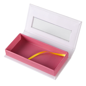 <span class=keywords><strong>Cierre</strong></span> magnético blanco y rojo de cartón duro de reciclaje de papel <span class=keywords><strong>para</strong></span> caja de regalo con ventana de Pvc - Product Image 2