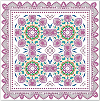 Tapis de jeu de mahjong américain à motif floral rose, tapis de jeu de mahjong carré antidérapant et insonorisant pour jeux de table