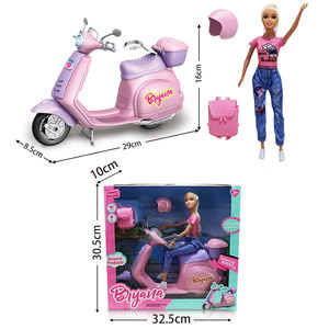 KSF roue libre moto voiture filles poupée jouets voiture ensemble semblant jouer jouets pour enfants beauté ensemble bébé poupée pour fille enfants jouets - Product Image 3