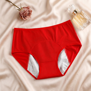 Culottes hygiéniques respirantes en nylon anti-fuites pour femmes, à taille haute, pour flux abondant, vente en gros - Product Image 3