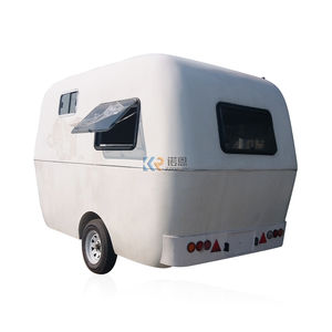 Remolque de Caravana Personalizado de Fábrica, Caravana Pequeña Todoterreno, Remolque de Campamento Portátil Todoterreno para Vacaciones - Product Image 3