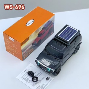 Năng lượng mặt trời Pin-powered cho <span class=keywords><strong>bluetooth</strong></span> loa với RGB LED chiếu sáng sinh thái USB TFCard Tương thích hệ thống âm thanh xe mô hình trang trí - Product Image 6