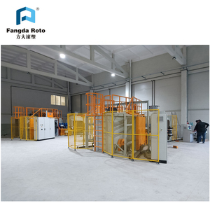 Jouets en PVC boule de moulage Roto jouet de cheval de saut de rotation automatique chauffage électrique petite Machine de moulage par rotation - Product Image 3