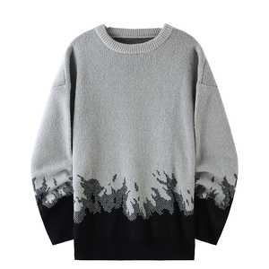 Pull tricoté décontracté à manches longues pour homme 2025 – Chaud, ample et anti-rétrécissement – Essentiel pour l'automne – Marque Brandour Apparels - Product Image 4