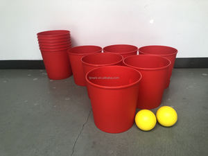 Three Folds Jumbo Yard Pong <strong>Cup</strong> <strong>Game</strong> Set Toy <strong>Balls</strong> for Outdoor Fun - Product Image 4