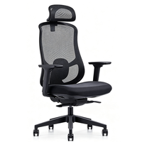 Chaise de bureau ergonomique en maille à accoudoirs fixes, style populaire, pour ordinateur, bureau à domicile, personnel, conférence, dortoir, étudiant