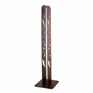 Lámpara de Jardín de Acero Corten, Decoración Metálica para Exteriores, Estilo Rústico - Product Image 2
