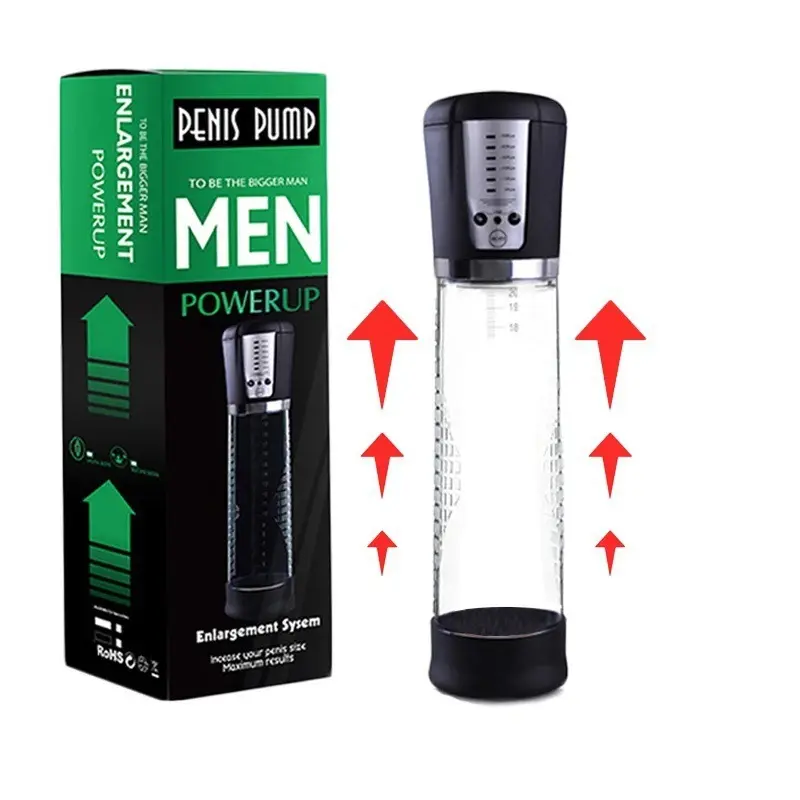 Hot Selling Elektrische Oplaadbare Hoge Vacuüm Penis Erectie Extender Enhancer Penis Vergrotingspomp Voor Mannen Volwassen Seksspeeltjes