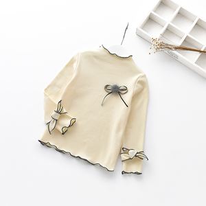 Nouvelle Blouse Coréenne Unie à Col Montant pour Enfants – Coupe Classique - Product Image 5