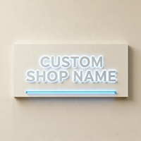 Insegne Commerciali in Acrilico e Alluminio, Cartelli Pubblicitari Luminosi a Cubo LED per Esterni, Insegne Illuminate Personalizzate