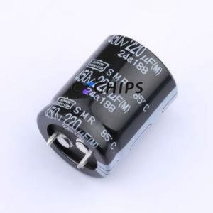 Condensador Electrolítico de Aluminio de Montaje a Presión ESMR451VSN221MQ30S, Orificio Pasante, D25.4xL32.5mm 220uF 20% 450V 10mm - Product Image 1