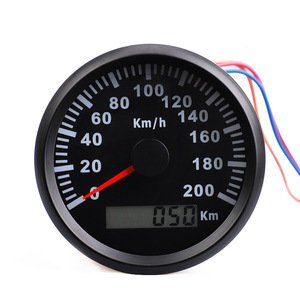 Compteur de vitesse GPS CNSPEED 200 km/h, cadran noir, pour la mise à niveau des motos - Product Image 4