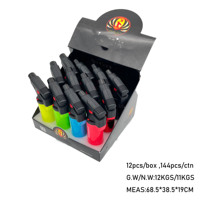 Briquet torche à l'épreuve du vent de conception personnalisée pour bougies cheminées feux de camp mini briquet à gaz multi-usages