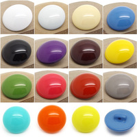 Dôme en forme d'arc de champignon, 10mm, vêtements en plastique Polyester multi-tailles, couture de boutons de tige en résine