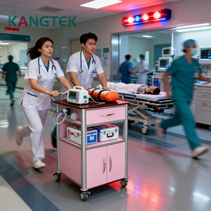 خزانة سرير طبية متحركة اقتصادية من HPL للمستشفيات من الشركات المصنعة بالجملة - Product Image 3