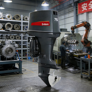 Motore Fuoribordo YMH 75HP 2 Tempi E75HMHDL Nuovo Motore a Benzina per Retrofit/Aggiornamento Imbarcazioni Commerciali di Trasporto Facile Potenza - Product Image 6