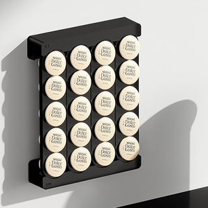 Support <span class=keywords><strong>mural</strong></span> pour 20 dosettes de café – Organisateur de cuisine compact et efficace - Product Image 6