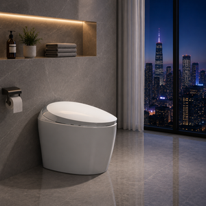 ZOGII CE Automatic Smart Ceramic <strong>Commode</strong> Toilet Applicable in the United States Applicable in Canada North American Ceramics - Product Image 1