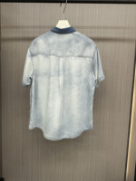 Chemise en jean homme coupe ajustée en tissu Lyocell écologique – Fournisseur ODM – Anti-rétrécissement et respirante pour tenues décontractées élégantes