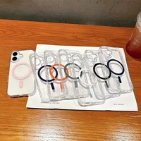 Étui de téléphone magnétique pour iPhone 16 Personnaliser la conception Étui de téléphone portable de charge sans fil pour iPhone 16 15 14 13 12 11
