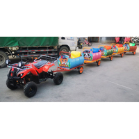 Train électrique sans rail pour enfants, à batterie, en forme de fût d'huile, pour parc d'attractions, prix d'usine, à vendre