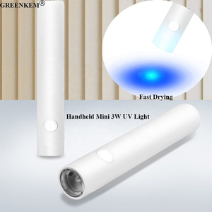 Mini lampe UV portative pour ongles en gel 3W Lampe à ongles USB portable à LED Lampe de séchage pour salon de manucure à durcissement rapide DIY - Product Image 1