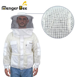 Expédition rapide veste d'abeille pur coton respirant apiculture vêtements de protection étanche apiculteur costume - Product Image 1