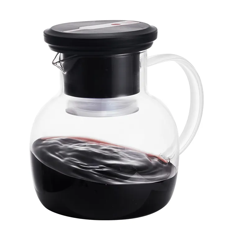 Điện rượu vang Decanter được xây dựng trong thiết bị thông gió tay thổi 1500ml Trung Quốc hiện đại phong cách chì miễn phí pha lê vàng rượu Decanter