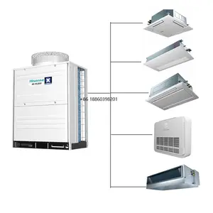 项目使用空调一台室外机ODU驱动五至十个室内机多区域交流系统