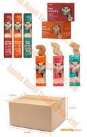 Meilleures ventes en gros 15g de saumon thon poulet friandises pour chat bandes de nourriture humide pour chat