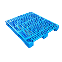Palette en plastique à pont fermé à face unique | Matériau HDPE vierge 100%