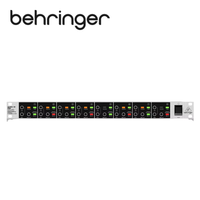 Boîtier de direct (DI) professionnel Behringer DI800 à 8 canaux, entrées DC-découplées 350k, sorties XLR +18 dBu niveau max pour scène et studio audio