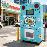 Máquina expendedora comercial de lavado de perros 24/7 sin asistencia, quiosco de lavado de mascotas de acero inoxidable 304, precio de compra al por mayor directo de fábrica