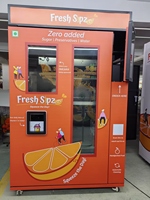 Máquina Expendedora Inteligente de Jugo de Naranja de Autoservicio 24H, Control Remoto por Aplicación en la Nube, Idioma y Apariencia Personalizables
