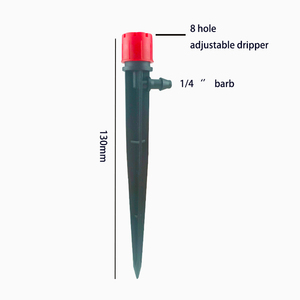 Gocciolatore regolabile a 8 fori gocciolatore per acqua Vortexing a 360 gradi gocciolatore per piante in vaso da giardino strumenti per l'irrigazione a goccia - Product Image 2