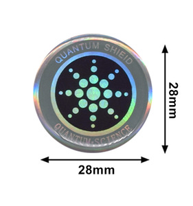 Sonnenblumen-Silikon-Telefon aufkleber mit wasserdichtem <span class=keywords><strong>EMF</strong></span>-Blocker mit Quantum Shield-Strahlens chutz für Laptops und mobile Geräte - Product Image 4