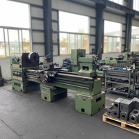 Tour horizontal semi-automatique d'occasion C6280 à lit déporté, robuste et de haute précision, pour le travail des métaux, prix usine, vente chaude, Baoji