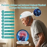 Casque de photobiomodulation NIR 810 nm avancé pour la thérapie médicale PBM, neurofeedback, rééducation post-TDAH et post-AVC